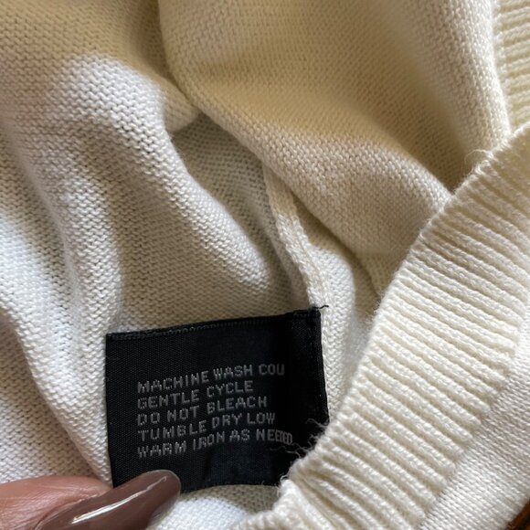 Vintage K Ferrar Pullover Casual Lightweight Sweater Large Flaw u - Picture 5 of 9